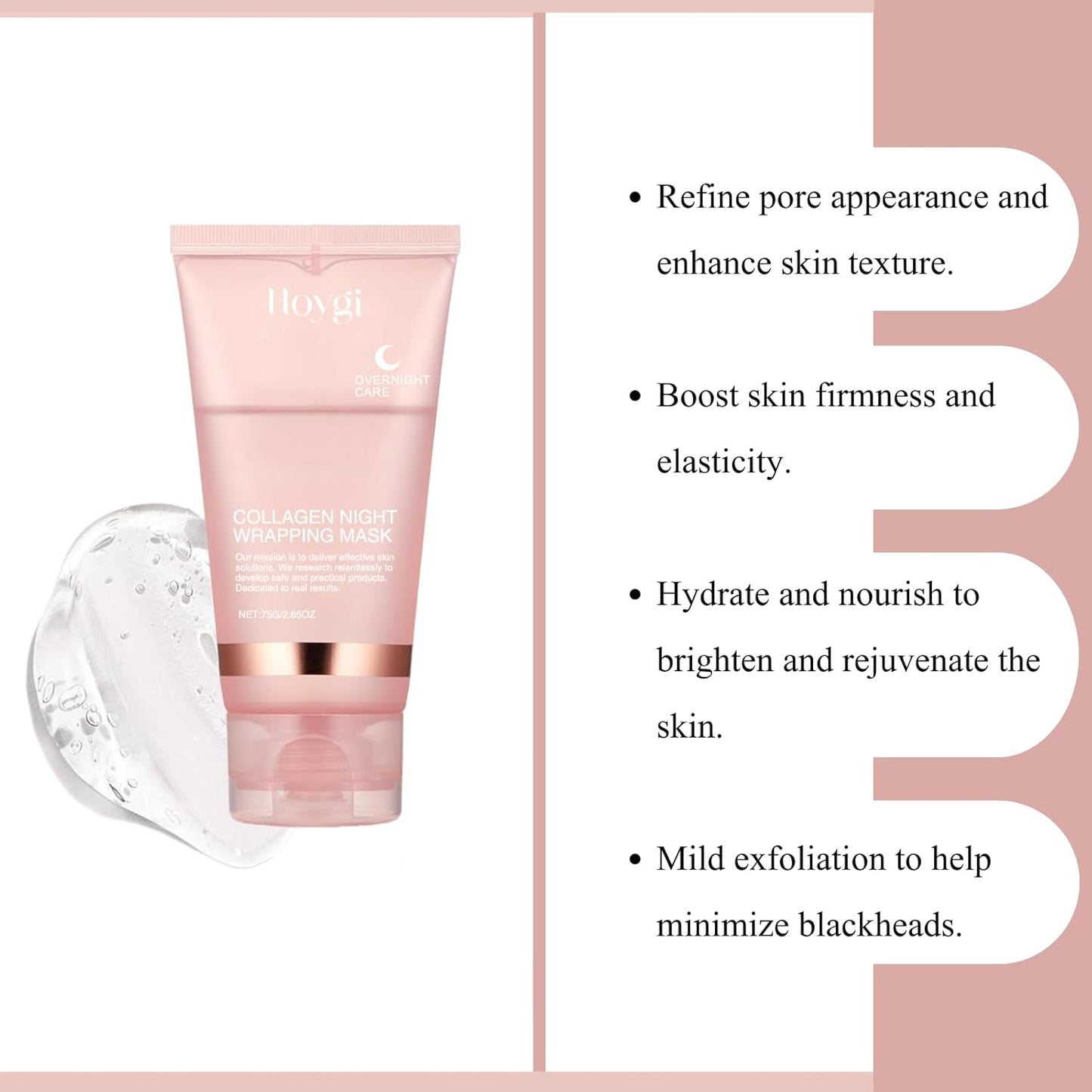 Collagen Overnight Wrapping Peel Off Facial Mask Pack