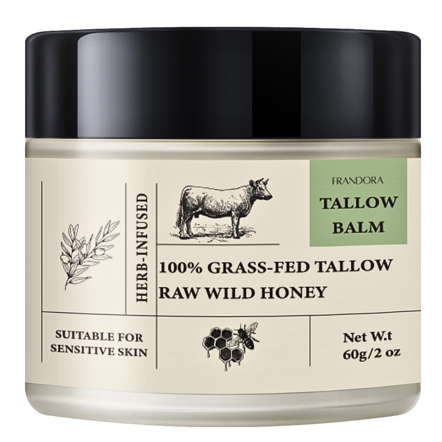 Beef tallow and Honey Balm