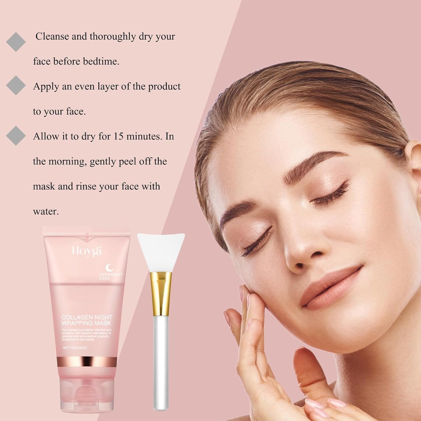Collagen Overnight Wrapping Peel Off Facial Mask Pack
