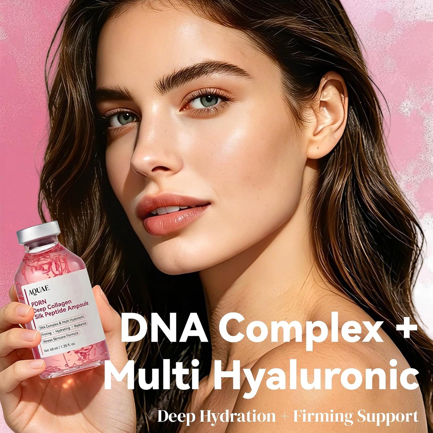 PDRN Pink Peptide Serum with Collagen & Multi-Hyaluronic Acid