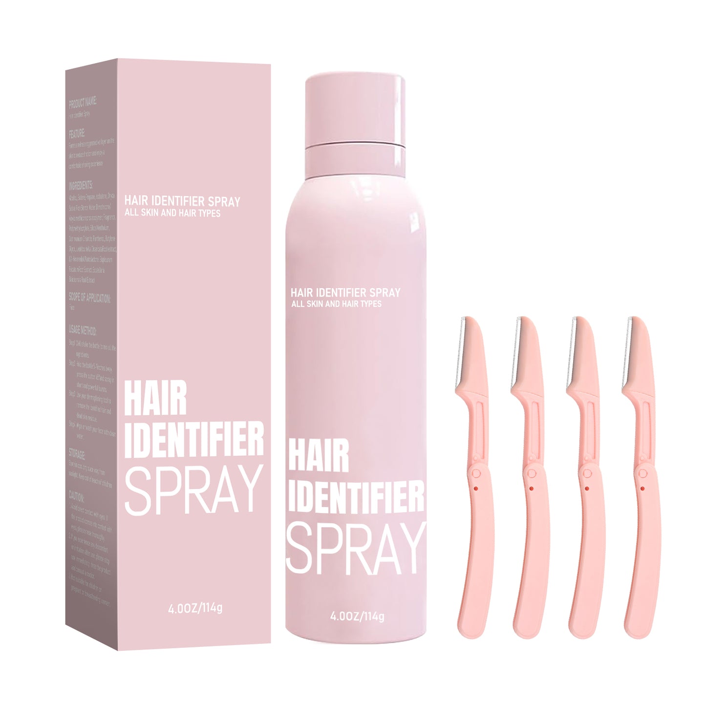 Hair Identifier Spray for Face Shaving