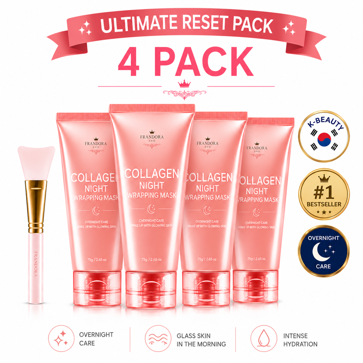 Collagen Overnight Wrapping Peel Off Facial Mask K-Beauty
