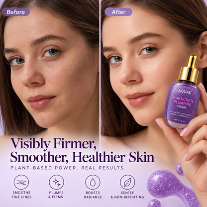 Bakuchiol Plumping Face Serum for Fine Lines & Wrinkles