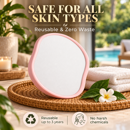 Crystal Hair Eraser – Reusable Hair Removal & Exfoliating Tool for Legs, Arms & Body