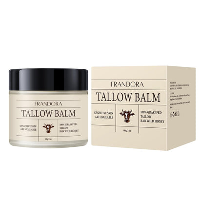 Beef Tallow for Skin Care, Grass Fed Beef Tallow & Honey Balm – All-Natural Moisturizer