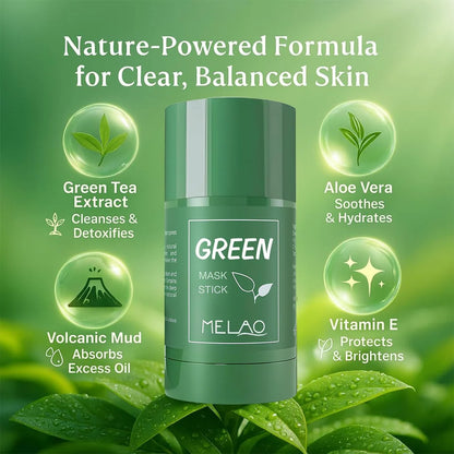 Green Tea Mask Stick – Deep Cleansing Facial Mask for Pore Care & Oil Control