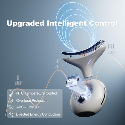 7-in-1 Face & Neck Massager with Red Light Therapy – Portable Face Lift Device for Double Chin, Skin Tightening & Rejuvenation