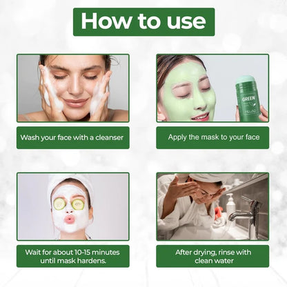 Green Tea Mask Stick – Deep Cleansing Facial Mask for Pore Care & Oil Control