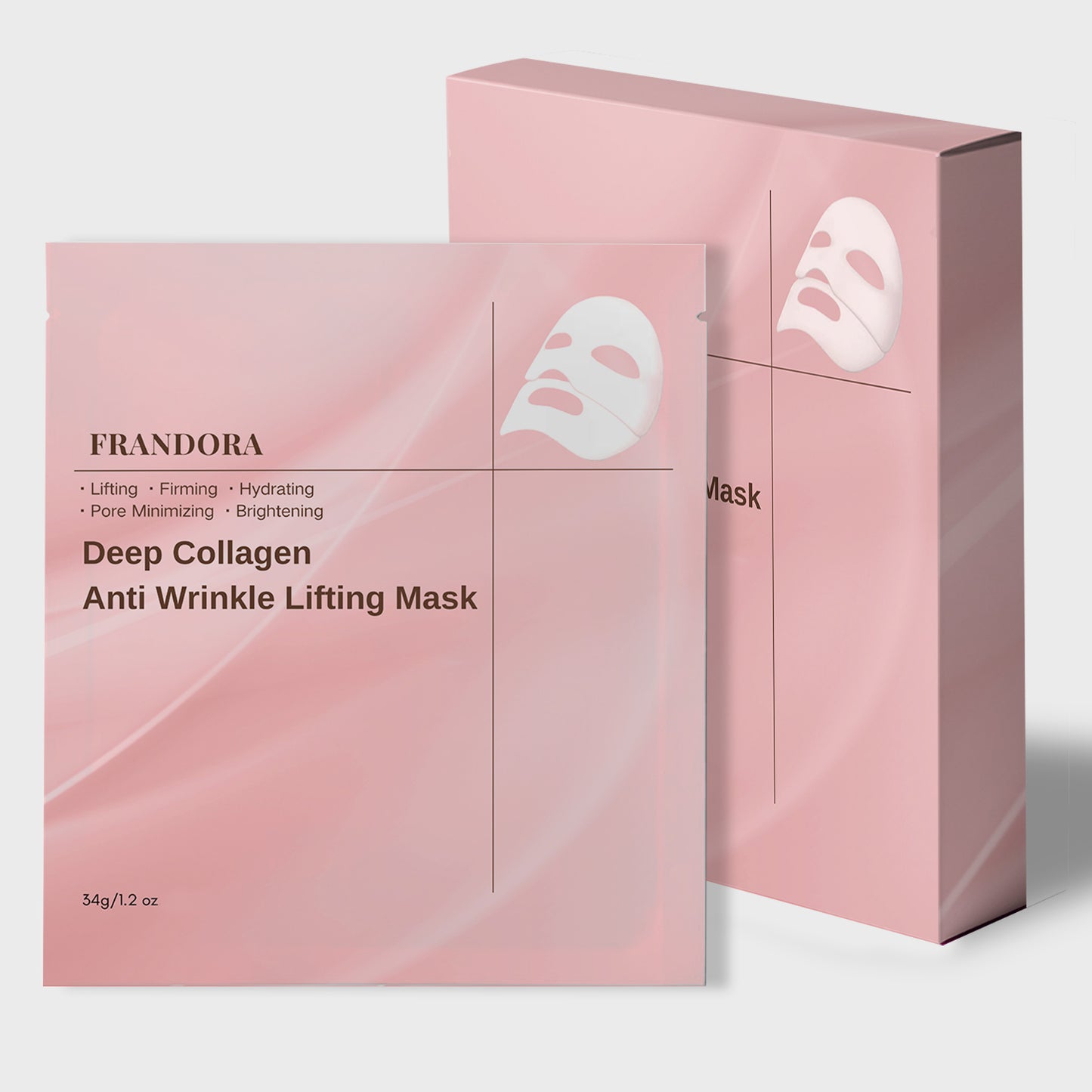 Deep Collagen Face Mask, Overnight Collagen Anti Wrinkle Lifting Mask, Hydrating Mask and Pore Minimizer for Face - Korean Skin Care