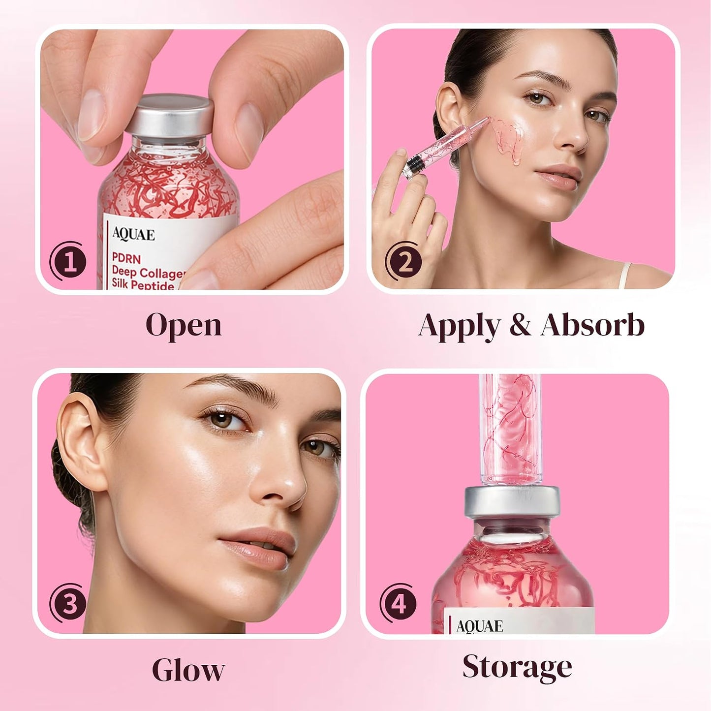 PDRN Pink Peptide Serum with Collagen & Multi-Hyaluronic Acid