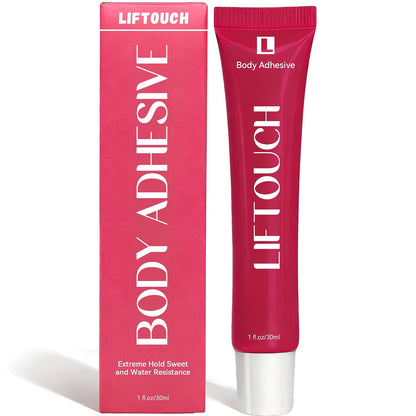 Body Adhesive Glue for Clothes 30ml – Sweat Resistant, Water Wash-Off Skin & Fabric Adhesive