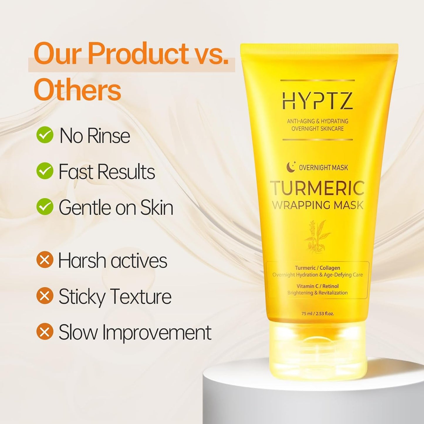 Kojic Acid Turmeric Collagen Night Wrapping Mask