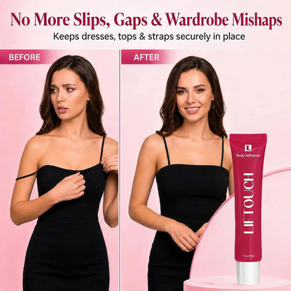 Body Adhesive Glue for Clothes 30ml – Sweat Resistant, Water Wash-Off Skin & Fabric Adhesive