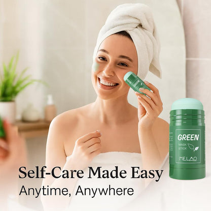 Green Tea Cleansing Mask Stick – Pore Care & Oil Control Facial Mask, 2 Pack