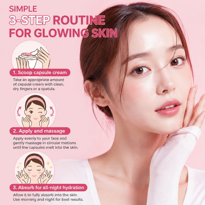 PDRN Deep Collagen Capsule Cream with Niacinamide & Hydrolyzed Collagen, 80g