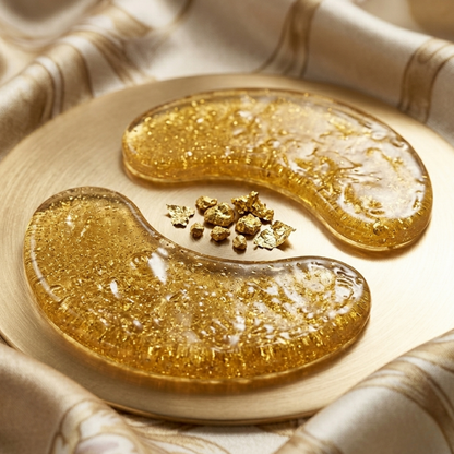 24K Gold Under Eye Patches – Hydrating Eye Masks for Dark Circles, Puffiness & Fine Lines