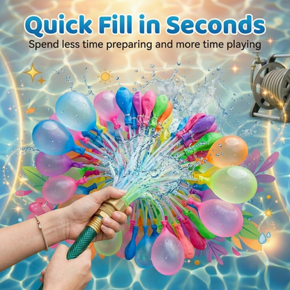 360 PCS Quick Fill Water Balloons – Multicolor Summer Party Balloons for Kids