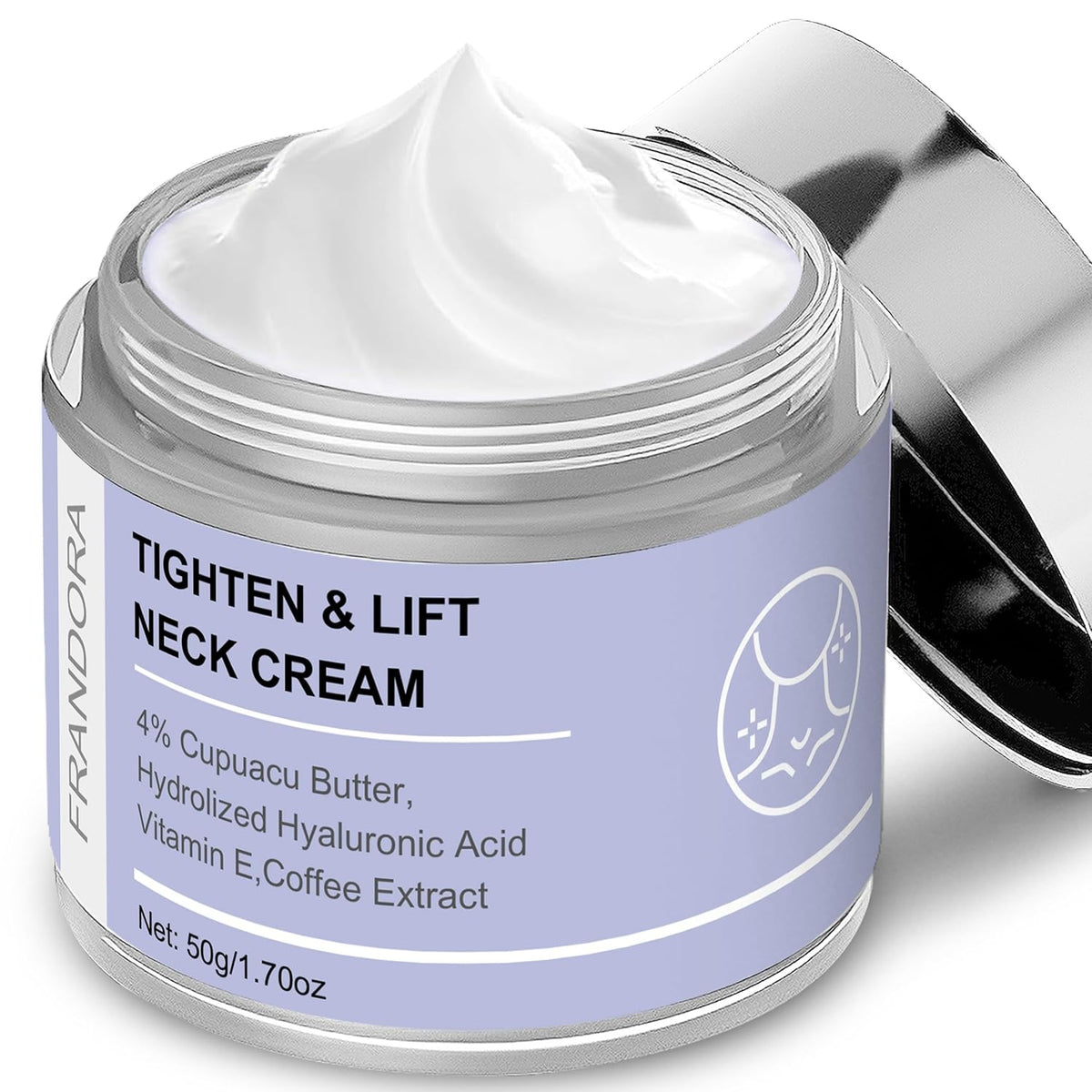 Neck Firming Cream – Tightening & Lifting Moisturizer for Sagging Skin, 50g