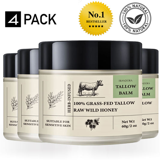 Beef tallow and Honey Balm (4 Packs)