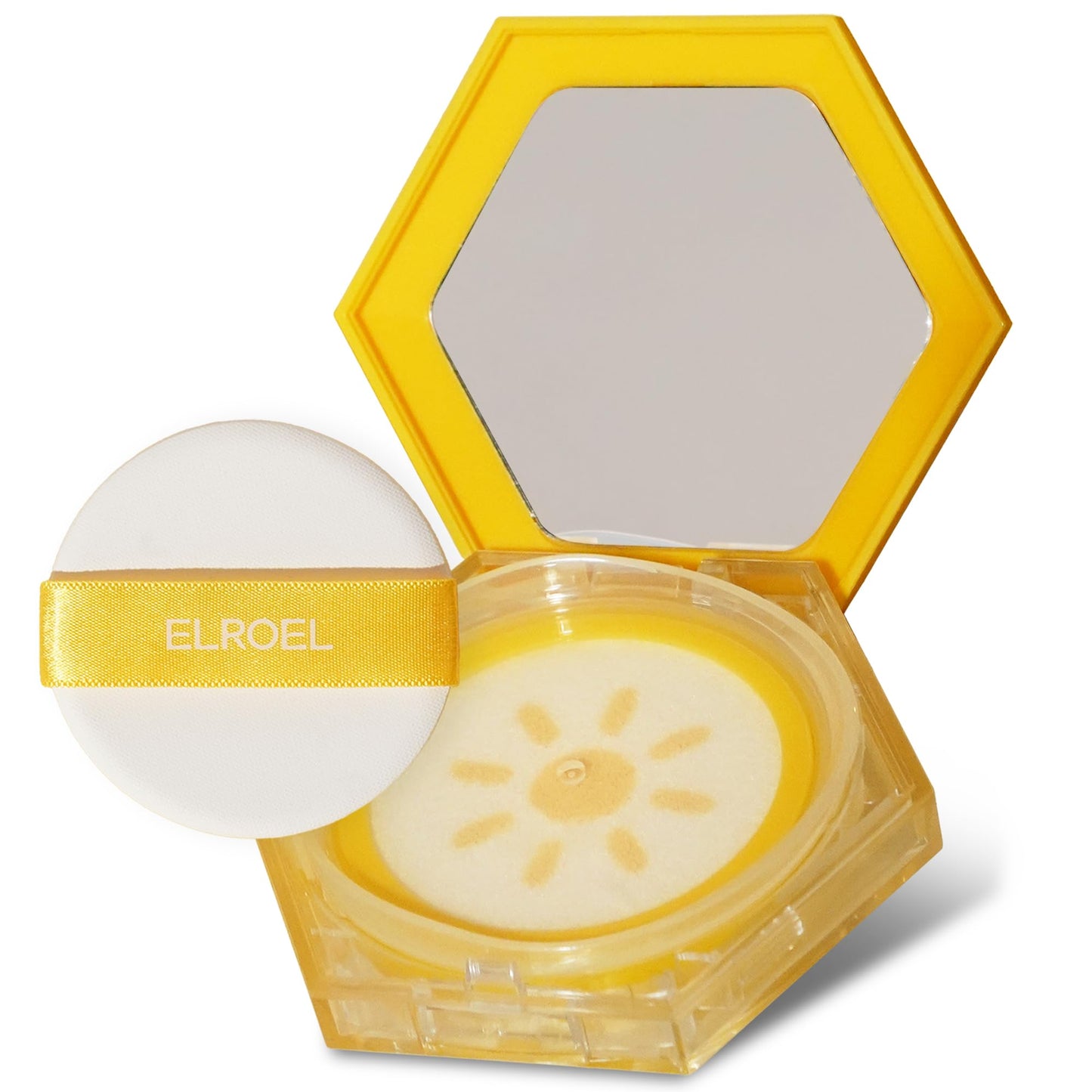 ELROEL Pang Pang Sun Cushion Plus - Korean Sunscreen Cushion Broad Spectrum SPF50+ PA++++ w/Aloe Vera Hypoallergenic & Lightweight Face Cushion No White Cast (0.53 oz)