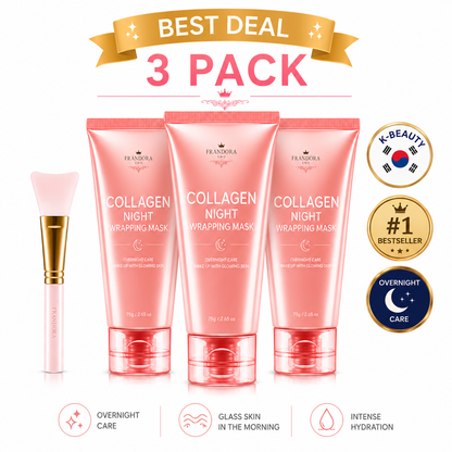 Collagen Overnight Wrapping Peel Off Facial Mask K-Beauty