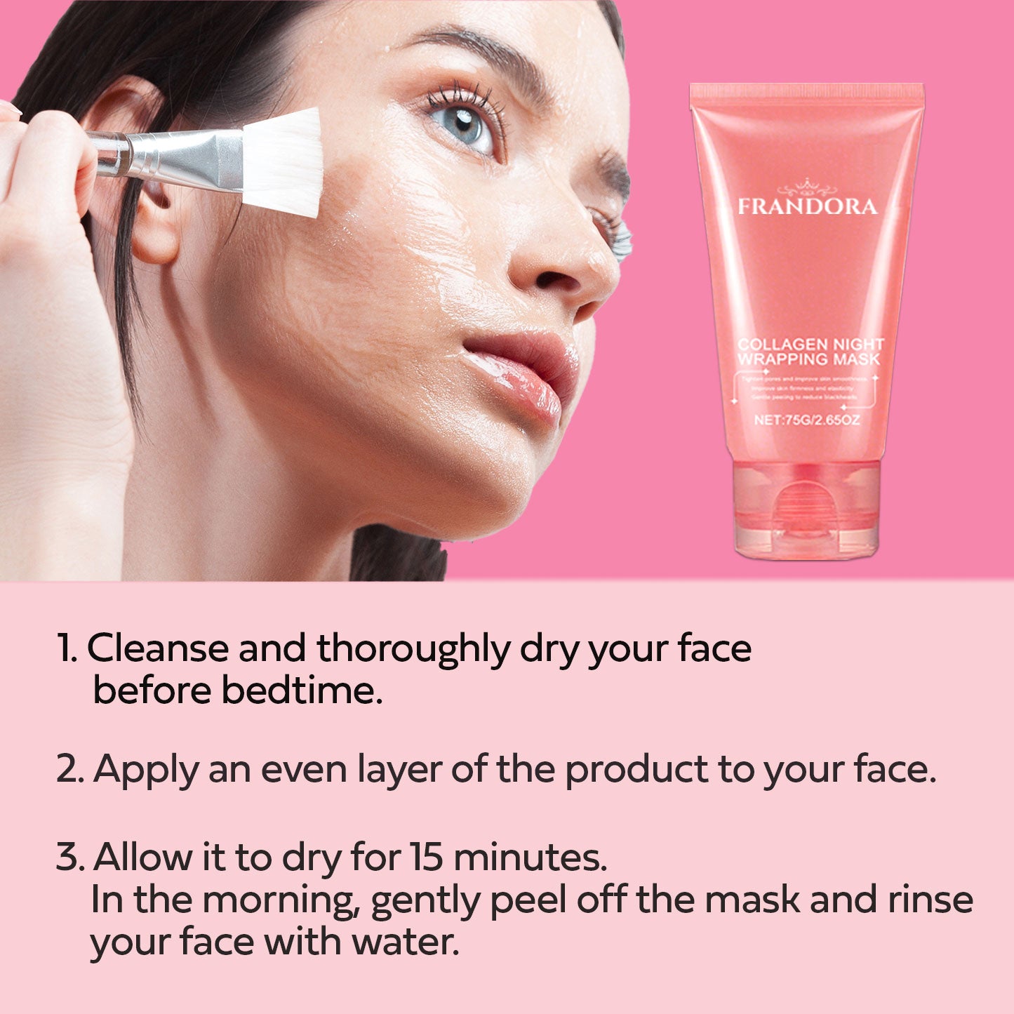 Collagen Overnight Wrapping Peel Off Facial Mask Pack