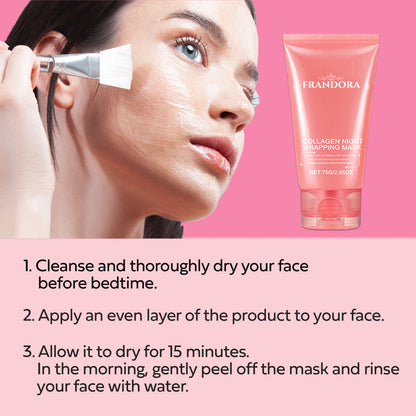 Collagen Overnight Wrapping Peel Off Facial Mask Pack