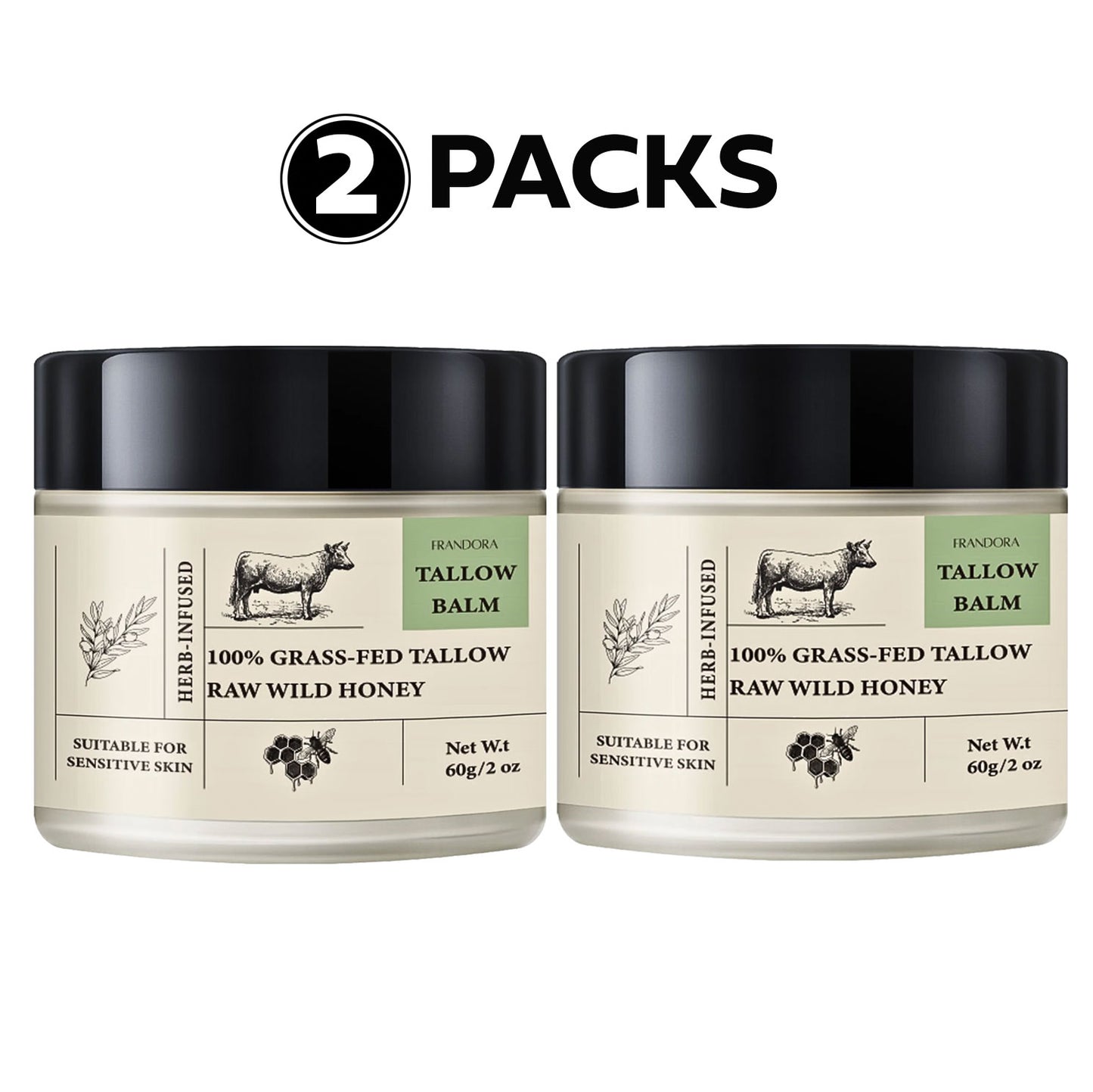 Beef tallow and Honey Balm