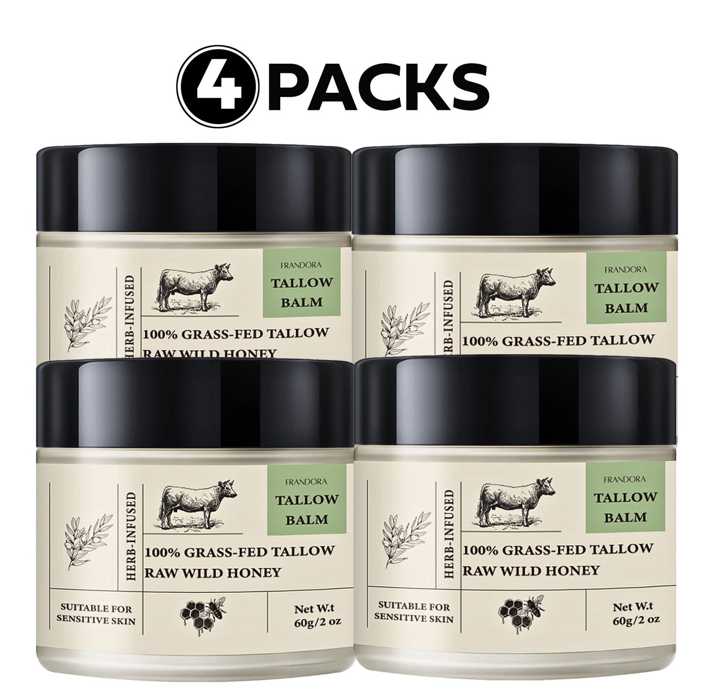 Beef tallow and Honey Balm