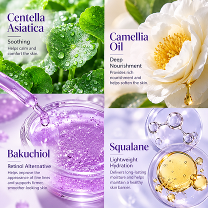 Bakuchiol Plumping Face Serum for Fine Lines & Wrinkles
