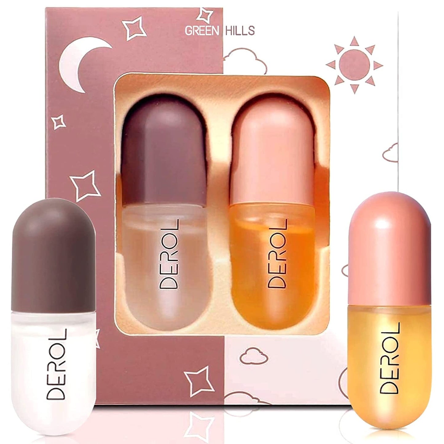 Lip Plumper Duo Set – Day & Night Lip Care Treatment for Hydrated, Smooth-Looking Lips