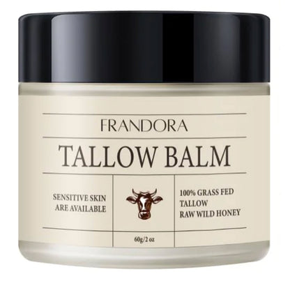 Beef Tallow for Skin Care, Grass Fed Beef Tallow & Honey Balm – All-Natural Moisturizer