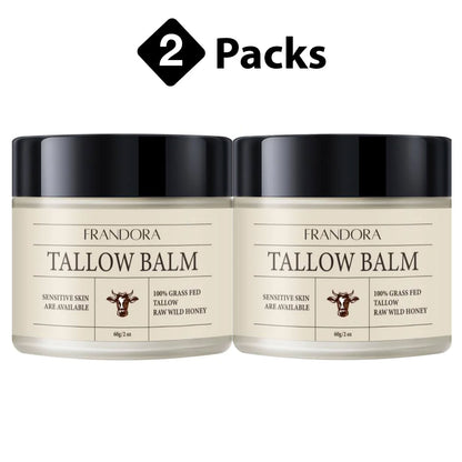 Beef Tallow for Skin Care, Grass Fed Beef Tallow & Honey Balm – All-Natural Moisturizer